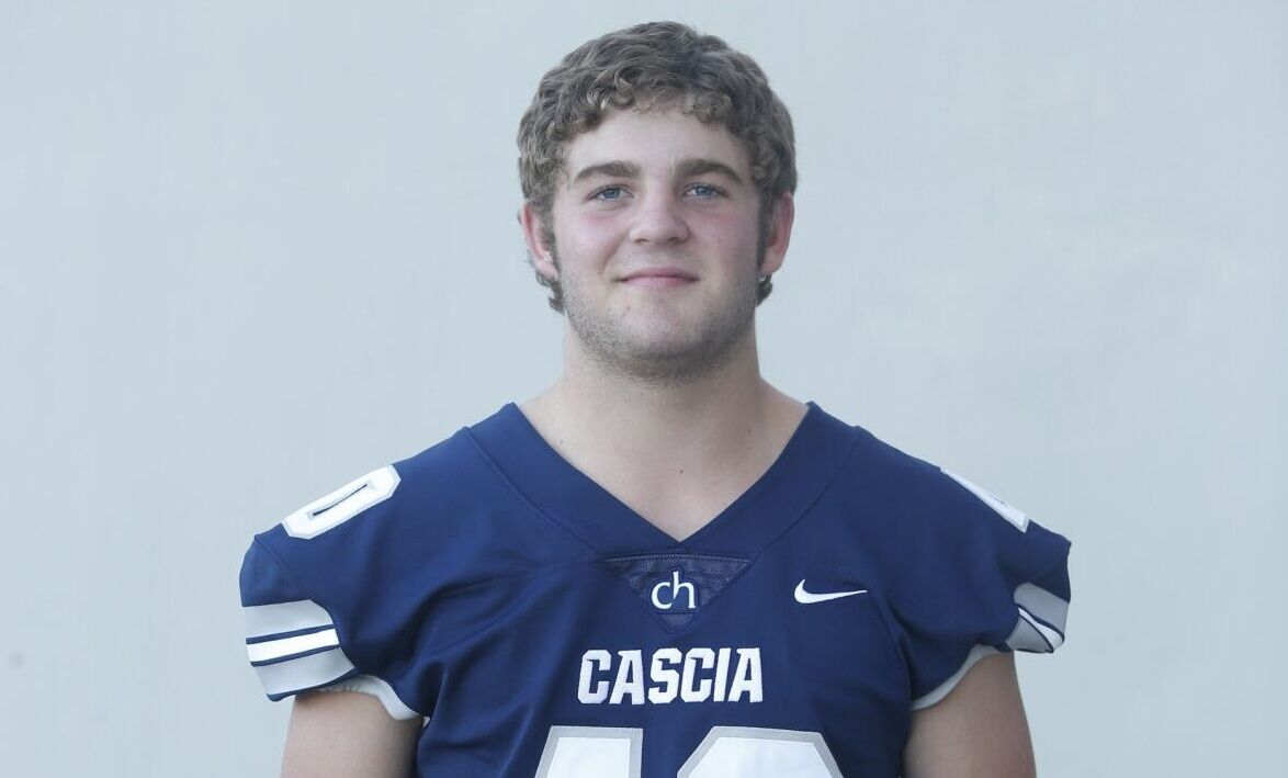 Week 5 football Player of the Week (readers choice): Ethan Clark, Cascia Hall